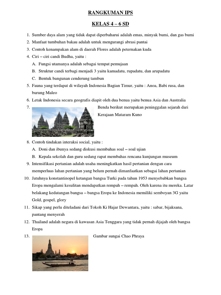 Petualangan Mengenal Indonesia Rangkuman IPS Kelas 4 Semester 2 Petualangan Mengenal Indonesia Rangkuman IPS Kelas 4 Semester 2