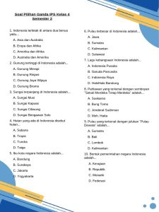 Soal IPS Kelas 4 Semester 2 PDF
