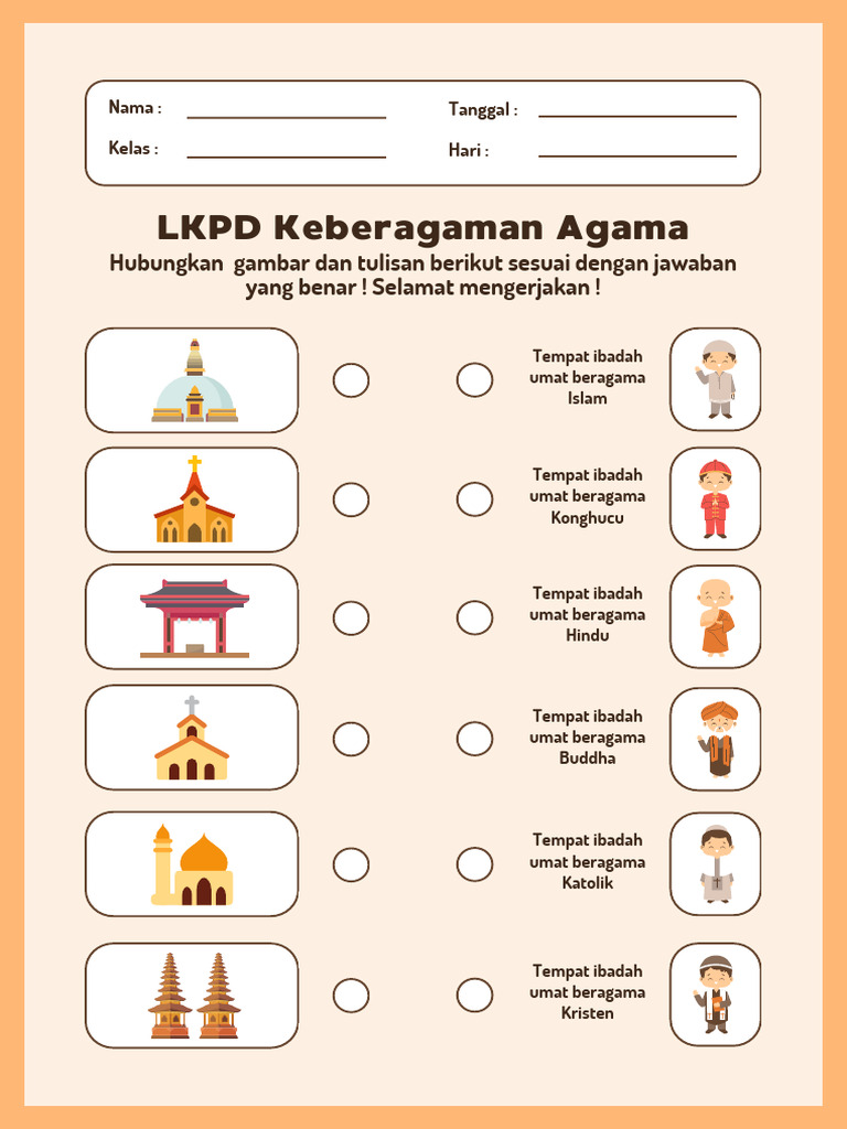 LKPD Keberagaman Agama di Indonesia PDF