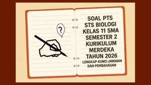 Soal PTS STS Biologi Kelas 11 SMA Semester 2 Kurikulum Merdeka Tahun