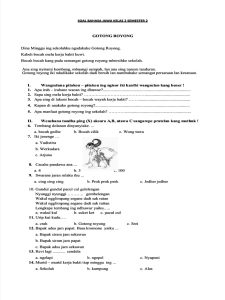 Soal Bahasa Jawa Kelas 2 Semester 2 PDF