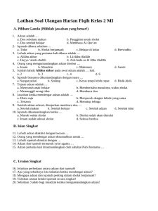 Soal Ulangan Fiqih Kelas 2 MI PDF