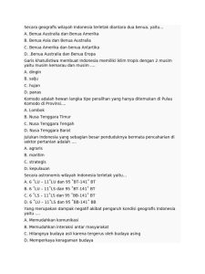 Menjelajahi Kehidupan Bangsa di Sekitar Kita 5 Soal IPS Kelas 5 Tema 4