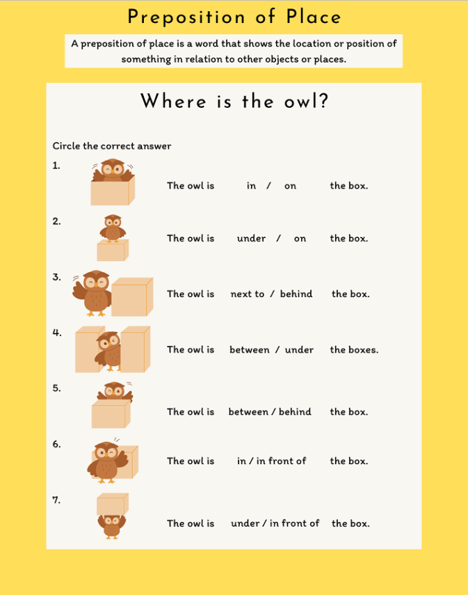 5 Fakta Penting Soal Preposition of Place Kelas 2 SD yang Jarang Diketahui Guru dan Orang Tua