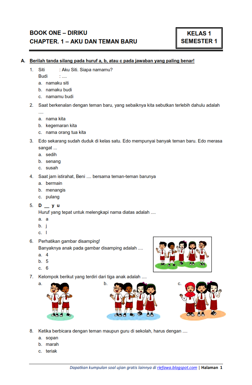 5 Rahasia Sukses Kerjakan Contoh Soal UAS Kelas 5 Tema 4 Semester 1 yang Wajib Tahu