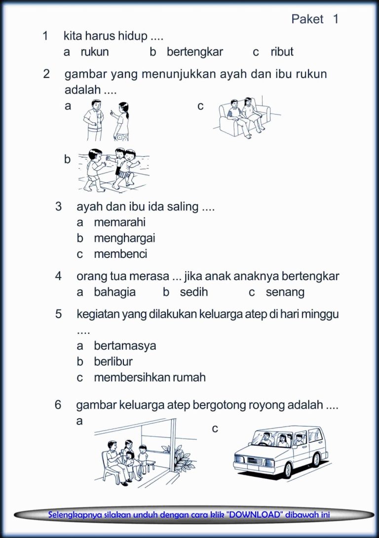7 Contoh Soal UAS PKN Kelas 4 SD Semester 1 Ternyata Bisa Bikin Anak Lulus dengan Nilai Tinggi 7 Contoh Soal UAS PKN Kelas 4 SD Semester 1 Ternyata Bisa Bikin Anak Lulus dengan Nilai Tinggi