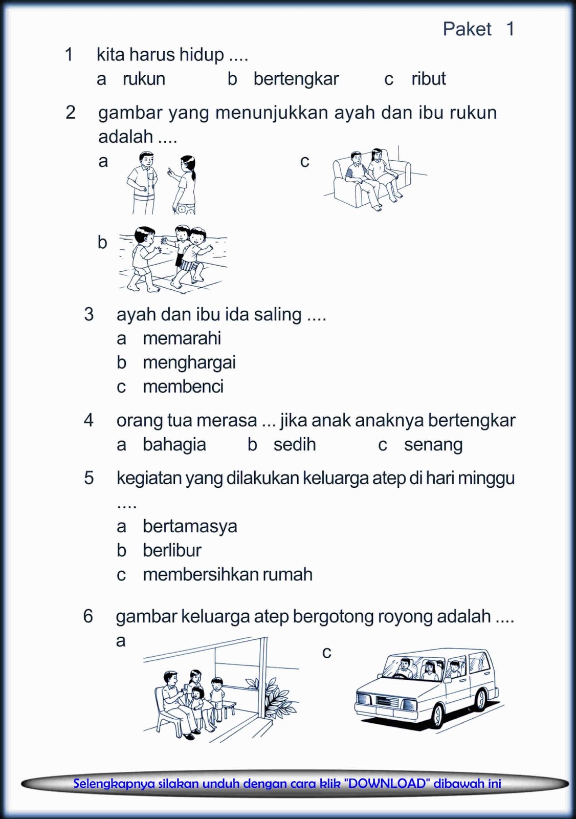 7 Contoh Soal UAS PKN Kelas 4 SD Semester 1 Ternyata Bisa Bikin Anak Lulus dengan Nilai Tinggi