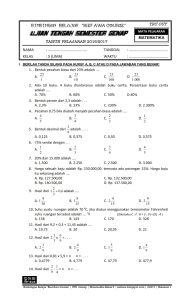 Soal Uts Matematika Kls 4 Semester 1 Dalchaebi