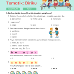 Ternyata Ada Bank Soal Soal Tema 4 Subtema 4 Kelas 1 Siap Cetak, 5 Lembar Kerja Wajib Dimiliki!