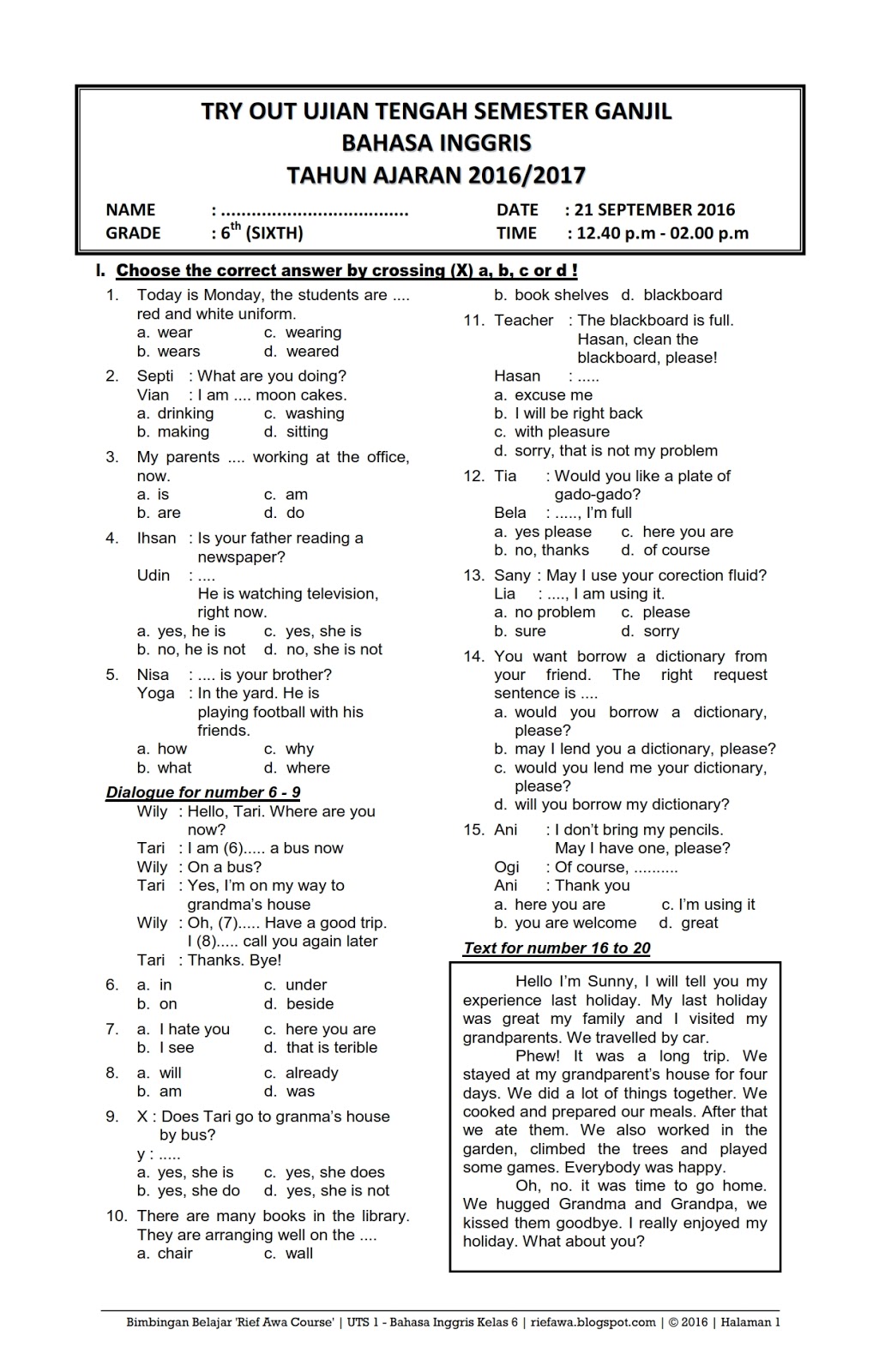 Ternyata Ini 5 Rahasia Soal UTS Kelas 8 Bahasa Inggris Semester 2 yang Jarang Diketahui