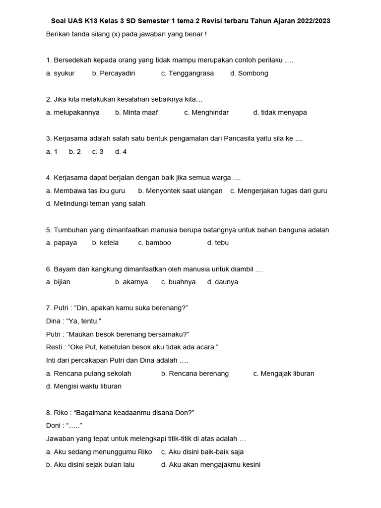 Terbukti Mudah! 5 Langkah Praktis download soal tematik tema 2 k13 kelas 3 Sebelum Libur Terbukti Mudah! 5 Langkah Praktis download soal tematik tema 2 k13 kelas 3 Sebelum Libur
