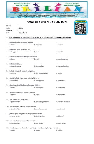 Ternyata Ini Dia Contoh Soal UAS PKN Kelas 8 Bab 4 Semester 1 yang Sering Muncul di Ujian 2026