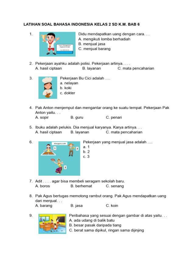 Ternyata Ini Arti Kue Dange dan Kata Berhemat, Kunci Jawaban & Latihan Soal Bahasa Indonesia Kelas 2 Halaman 127