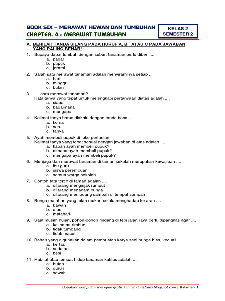 Rahasia 5 Langkah Cepat Mengoptimalkan download soal tematik kelas 2 tema 6 subtema 4 Rahasia 5 Langkah Cepat Mengoptimalkan download soal tematik kelas 2 tema 6 subtema 4