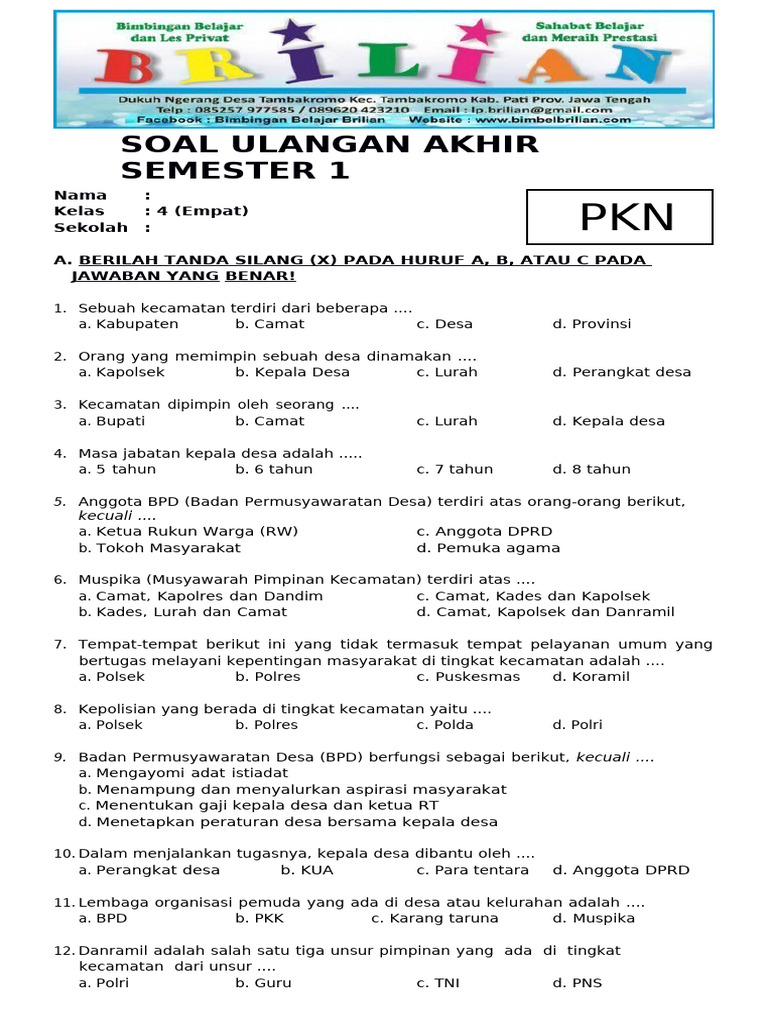 Latihan Soal PKN SD Kelas 4 Sistem Pemerintahan Pusat Ini Ternyata Sangat Penting Latihan Soal PKN SD Kelas 4 Sistem Pemerintahan Pusat Ini Ternyata Sangat Penting