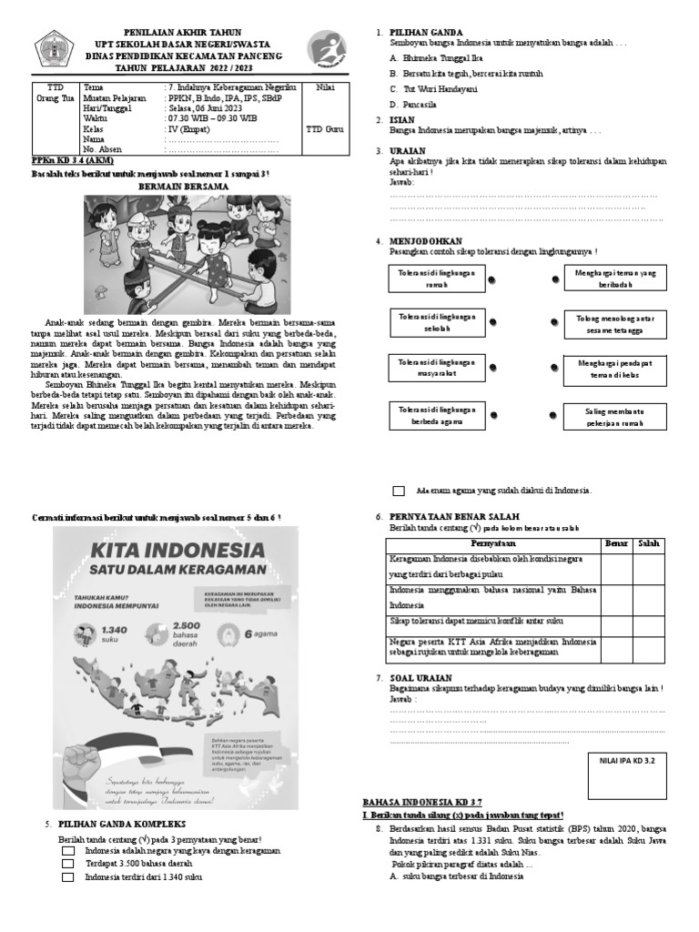 Rahasia Jawab Cepat soal pkn tema 7 subtema 1 kelas 4 bimbel brilian yang Wajib Tahu